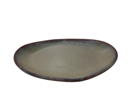 PRATO OVAL 21X19CM GRES MATIZADO